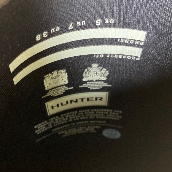 Hunter women’s tall glossy boots - Picture 2 of 8